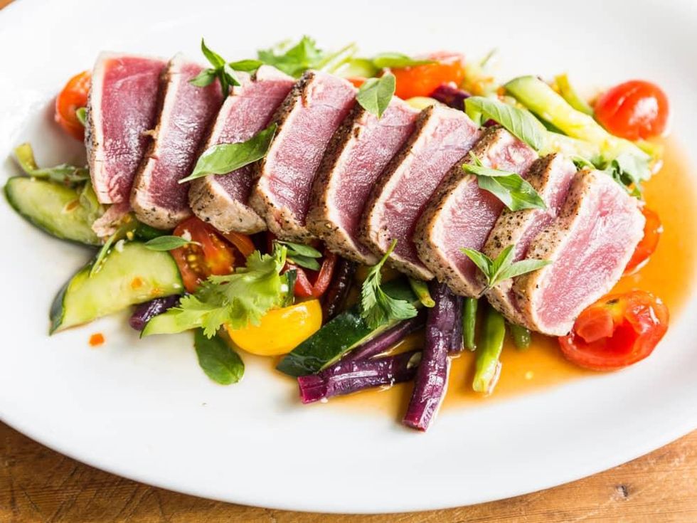 Underbelly seared tuna