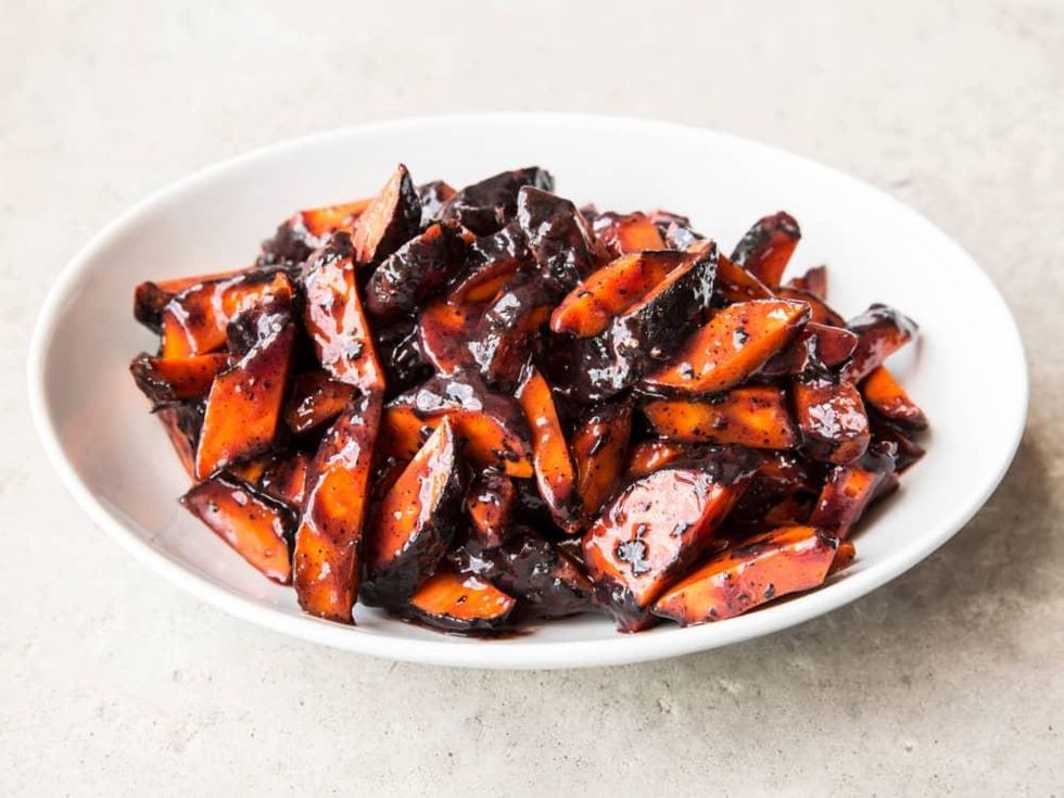 Underbelly Thanksgiving charred carrots