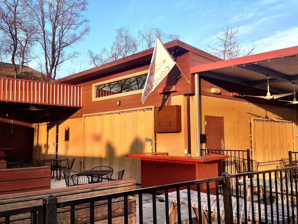 Underdogs Sports Pub, patio, January 2013