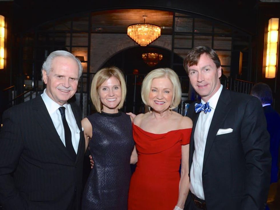 Underwriting Chairman Jim Furr, Erin Stimming, Underwriting Chairman Jo Furr, Chris Stimming at Stages Gala