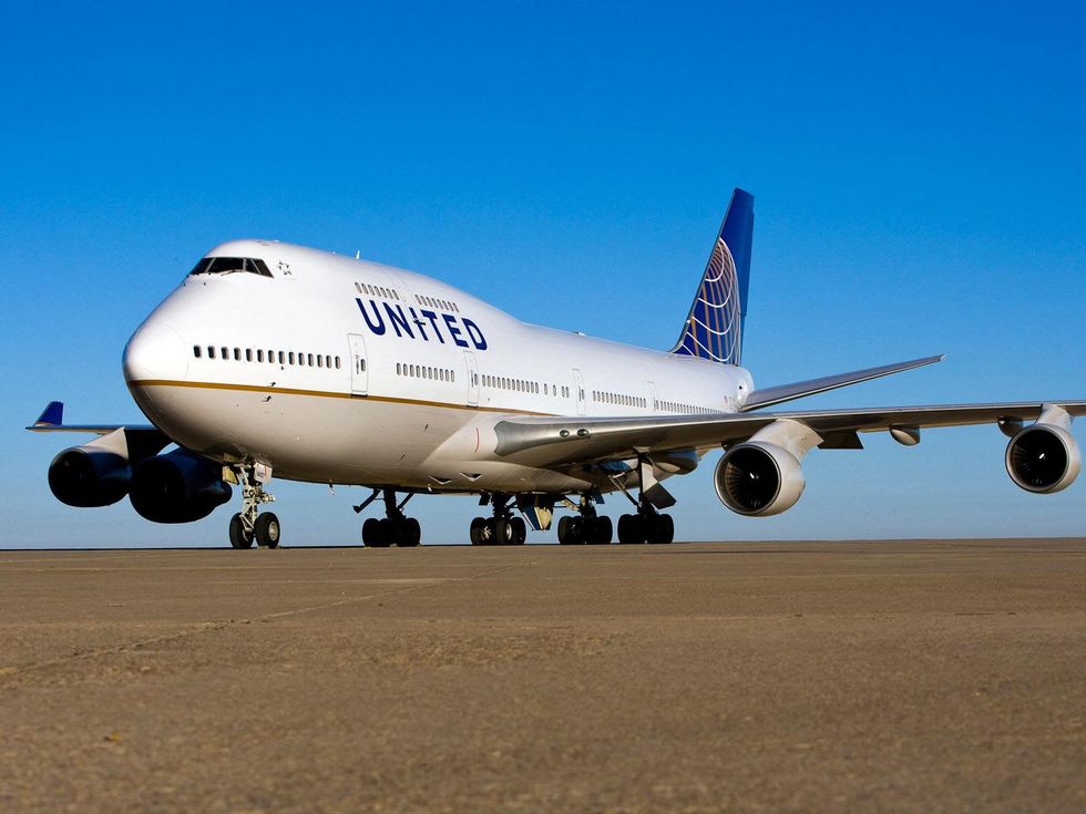 United Airlines, airplane, jet