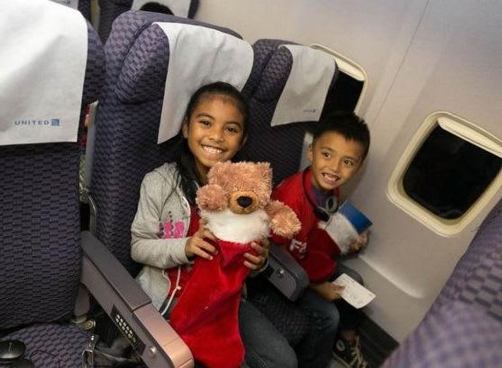 United Airlines free trips to 'North Pole'