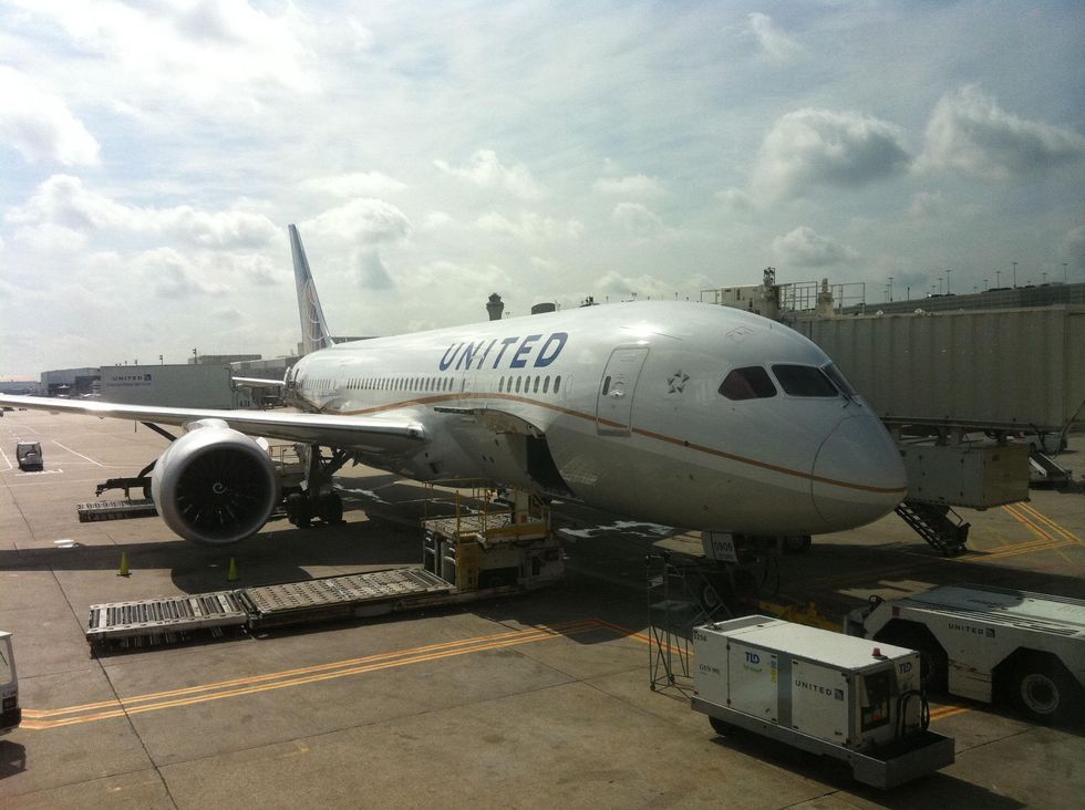 United Dreamliner at Bush Intercontinental Airport June 2013