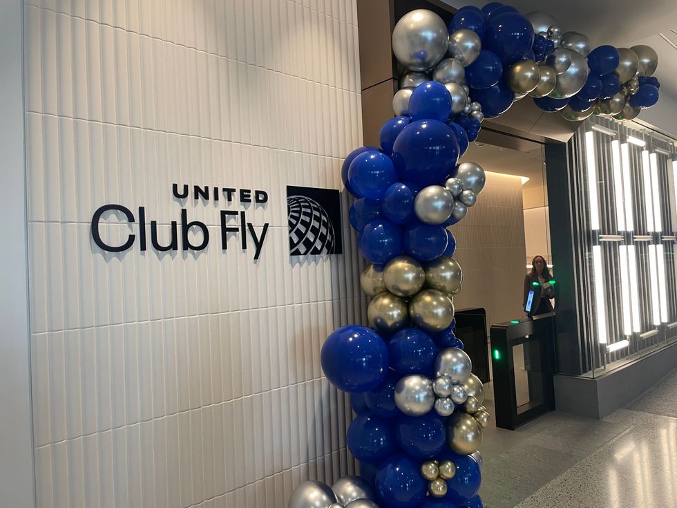 United Fly Club entrance at IAH