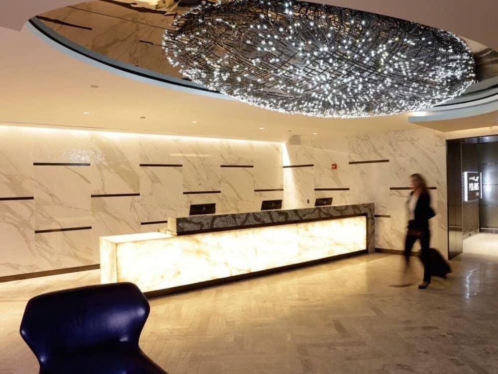 United Polaris lounged in Chicago