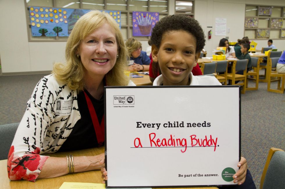 United Way of Greater Houston, children, learning to read