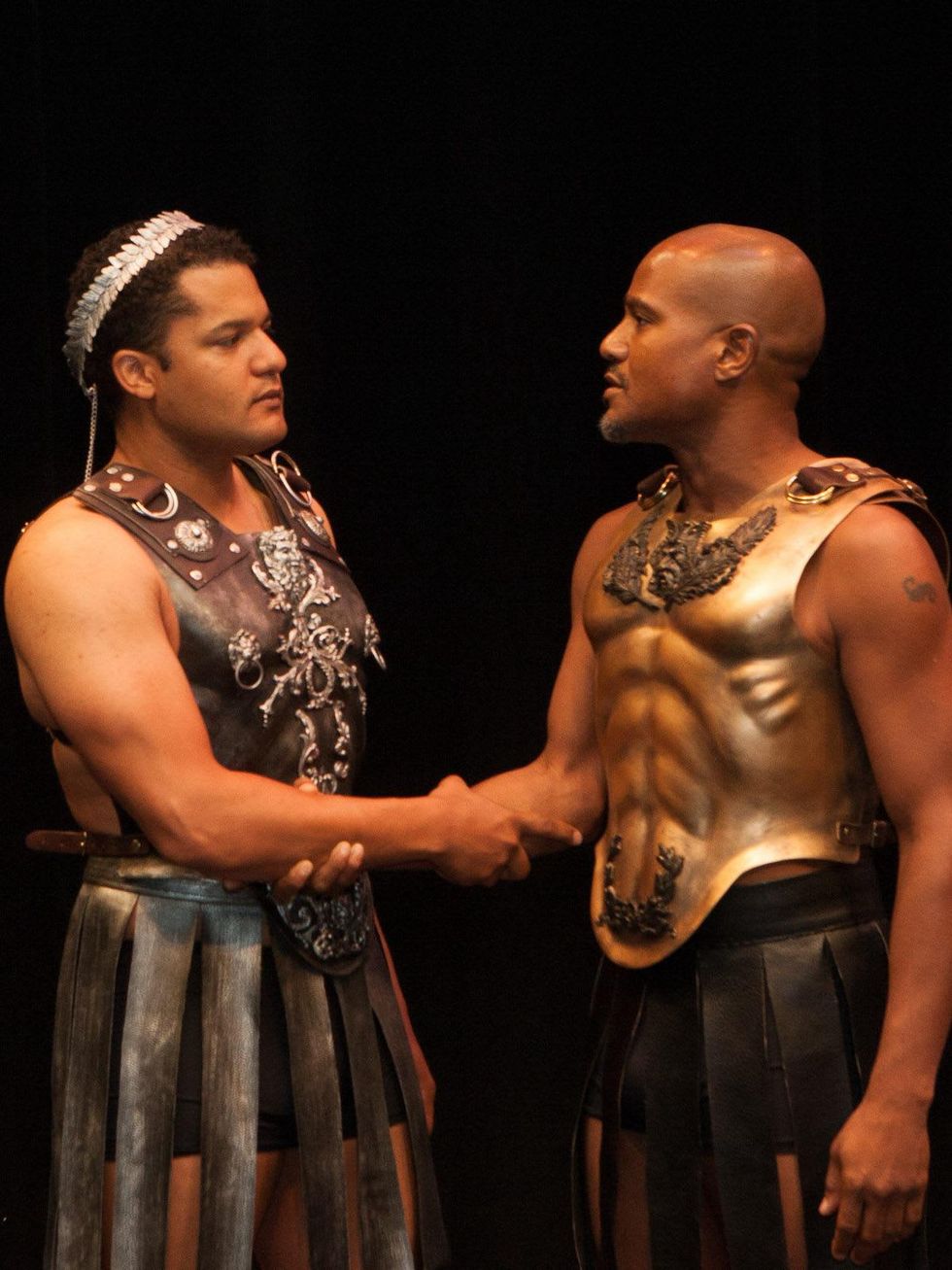 University of Houston Caesar July 2013 Brandon Dirden (Caesar) Seth Gilliam (bald) as Antony