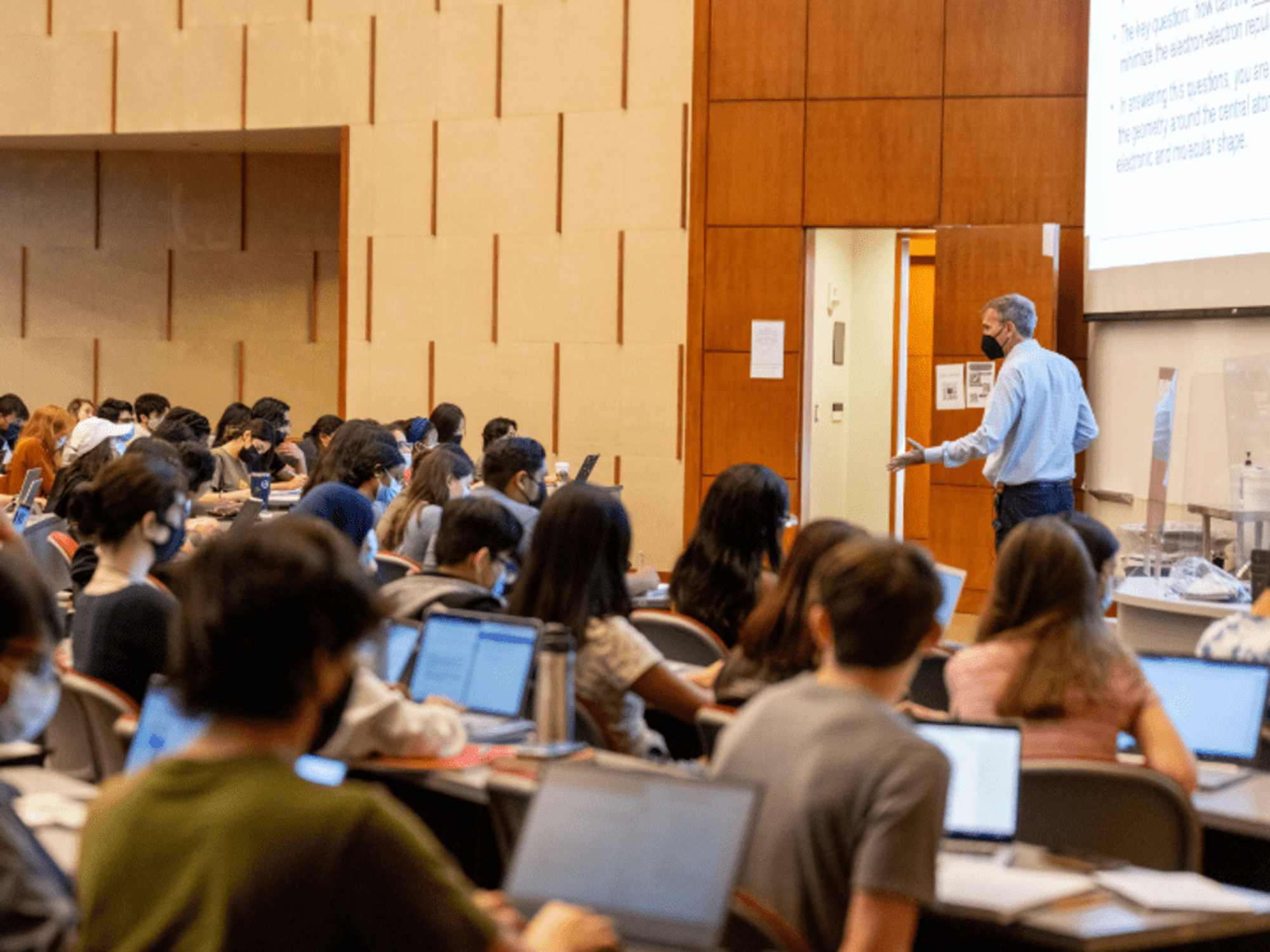 University of Houston students classroom