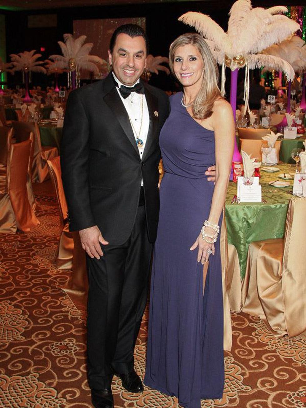 University of St. Thomas Mardi Gras Gala, February 2013, Dr. Devinder Bhatia, Gina Bhatia