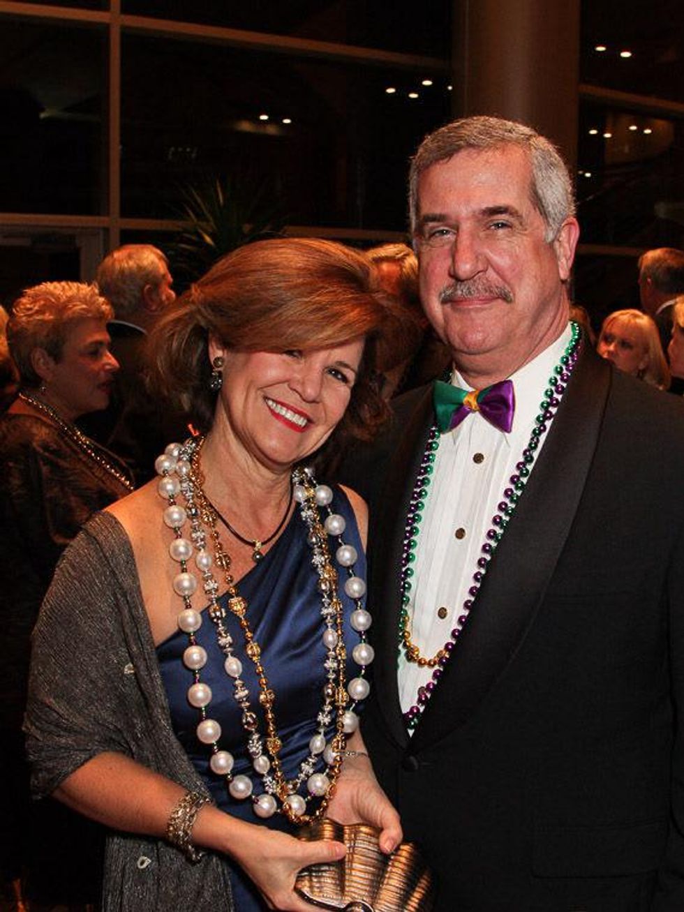University of St. Thomas Mardi Gras Gala, February 2013, Ginger Niemann, John Niemann