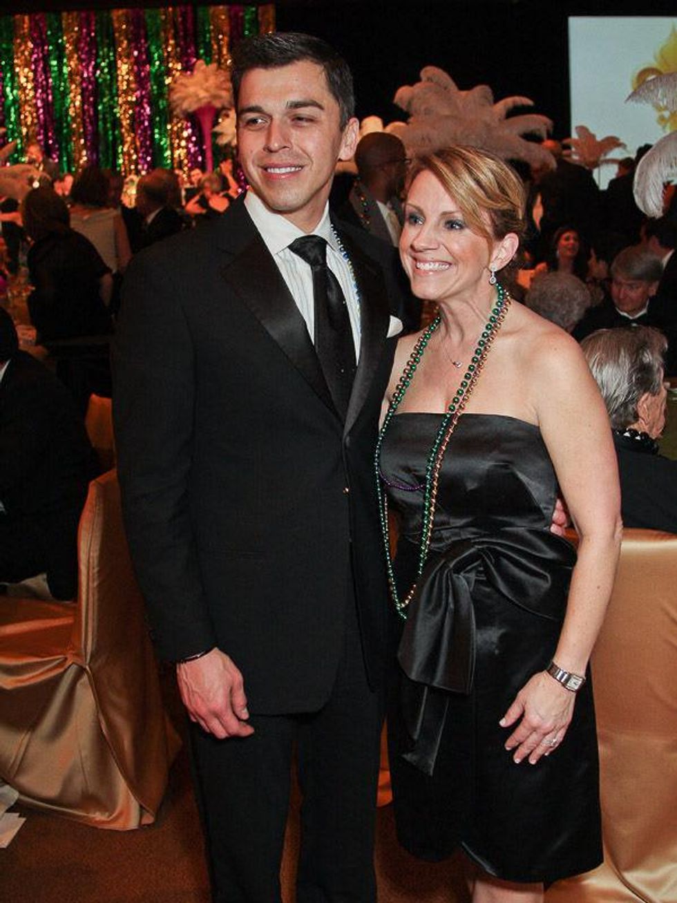 University of St. Thomas Mardi Gras Gala, February 2013, Jan Mendenhall, Oniel Mendenhall