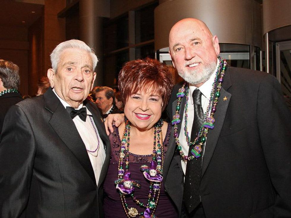 University of St. Thomas Mardi Gras Gala, February 2013, Odis Peavy, Trini Mendenhall Sosa, Frank Sosa