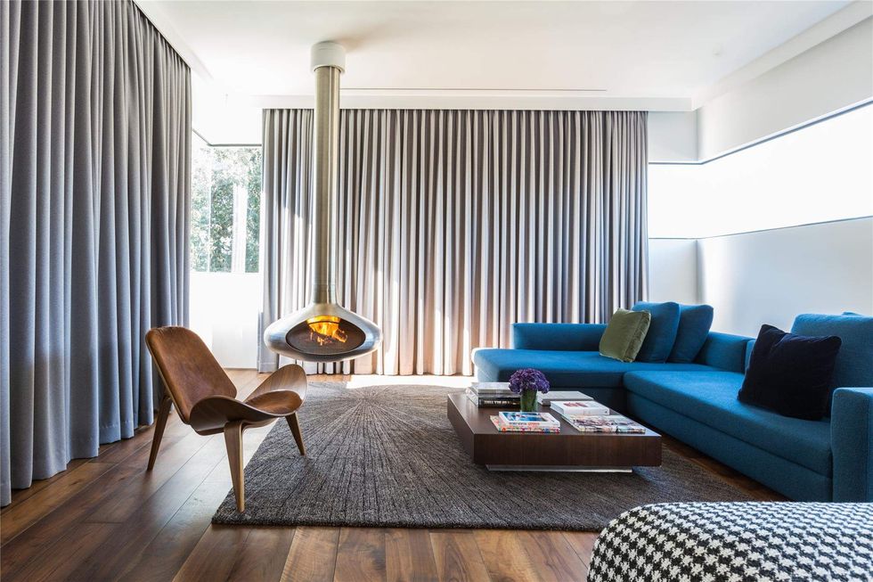 Upstairs sitting area of 1529 Indiana Street