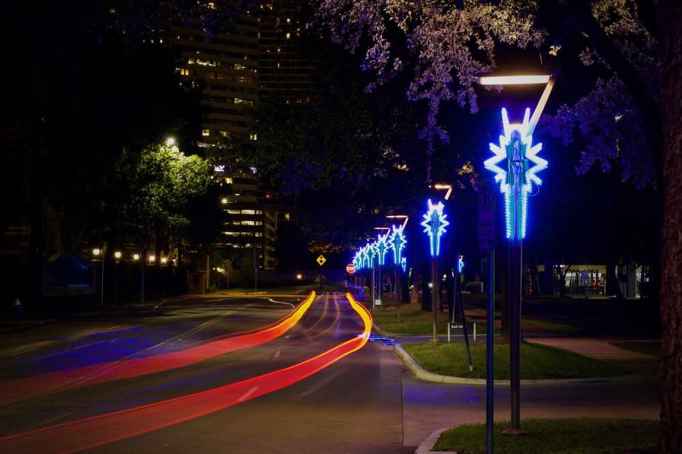 Uptown Holiday Stars lights