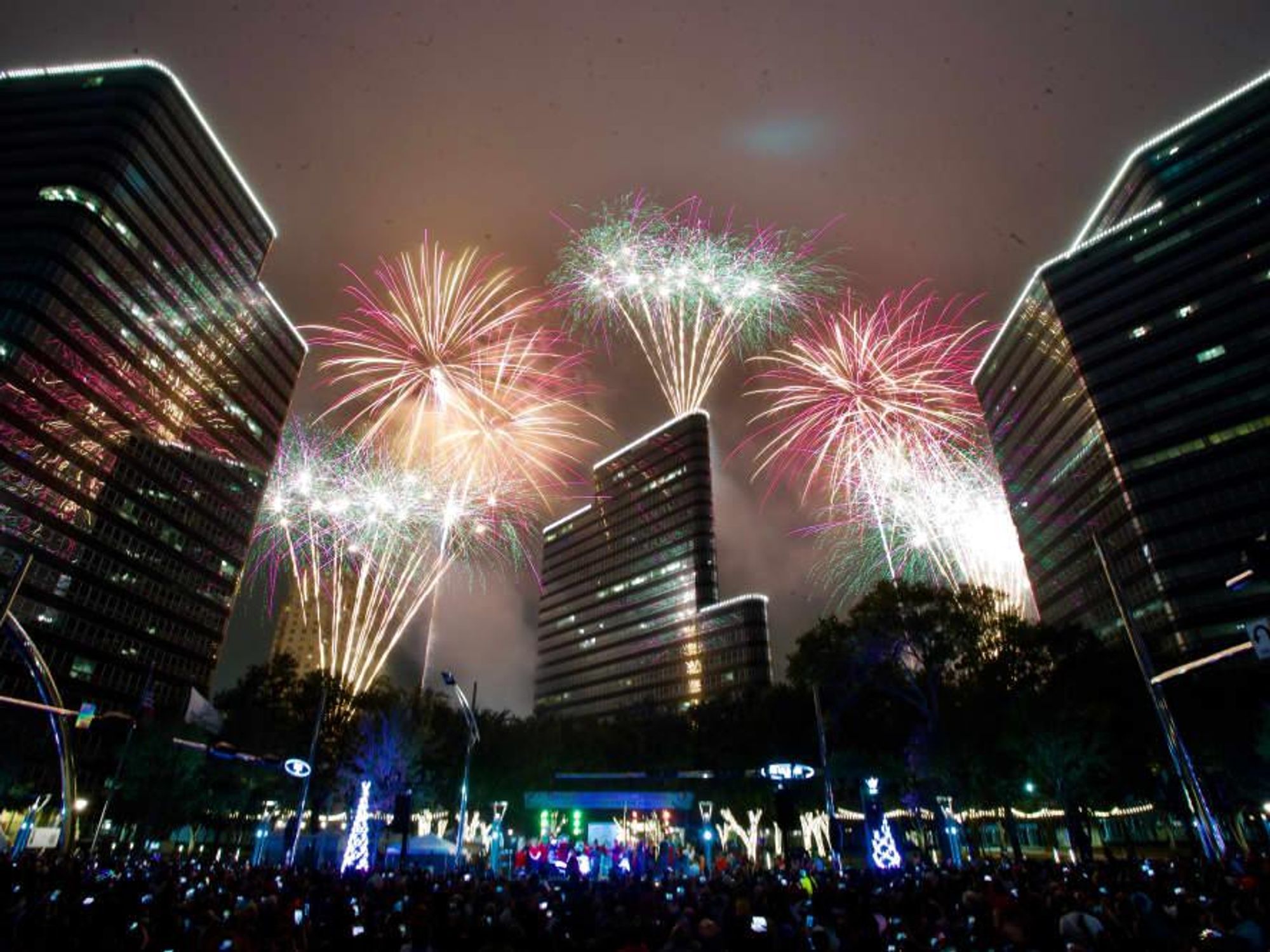 Uptown Lighting fireworks