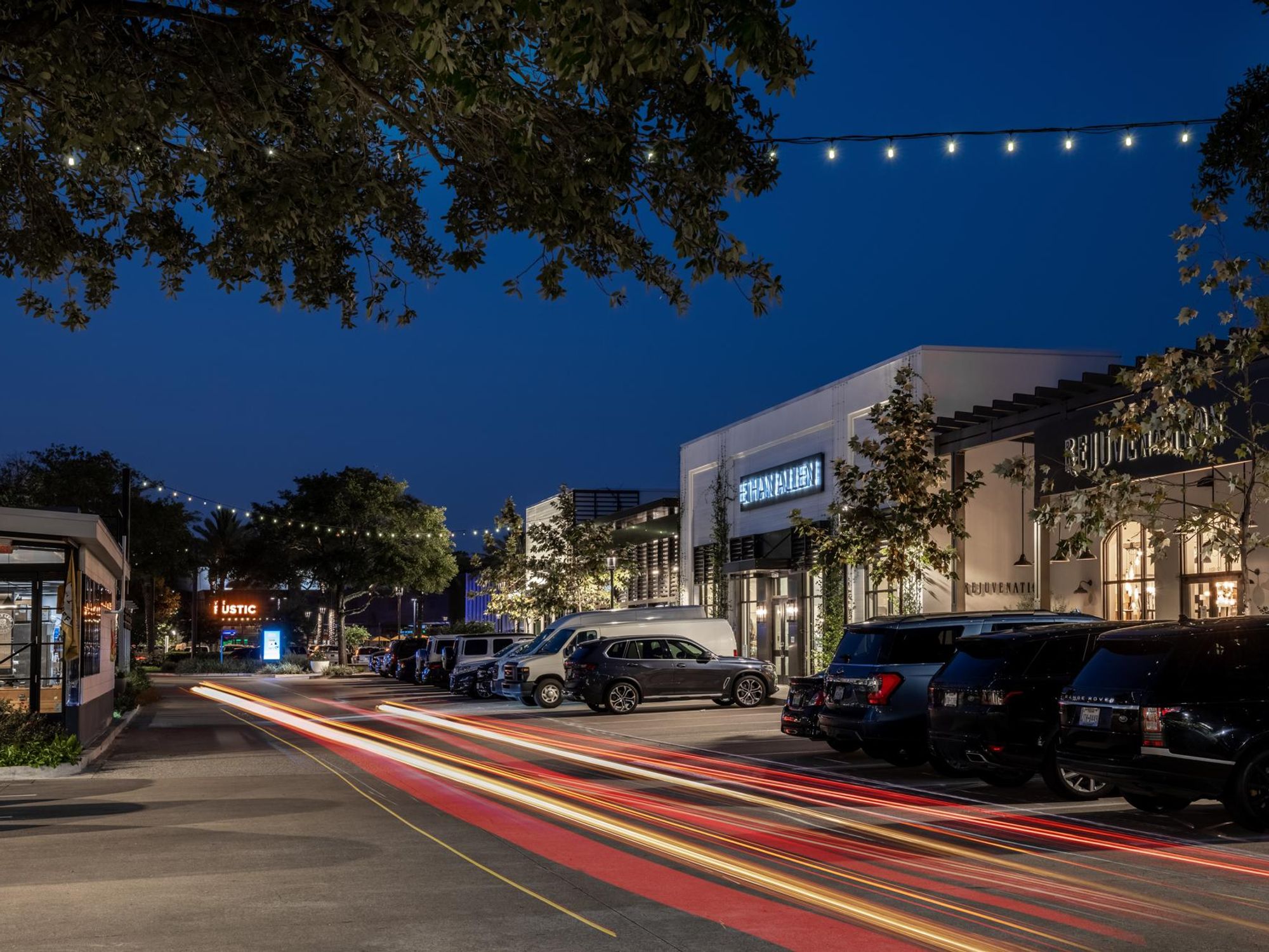 Uptown Park night scene