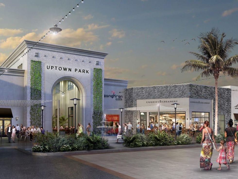 Uptown Park shopping center rendering