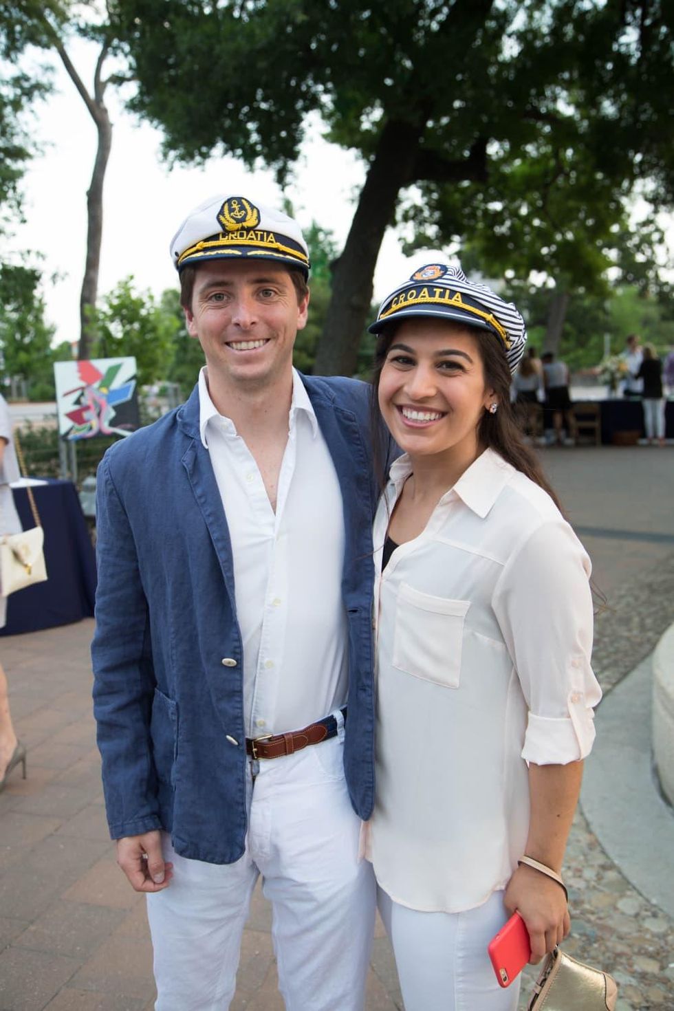 Stylish young professionals go Overboard at outdoor nautical party for ...