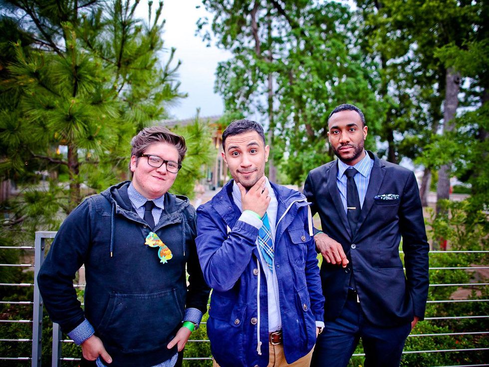 Urban Green's Hula in Hermann Park May 2013 Bryan Moreno, Frank Javier and Berlin Nicholas