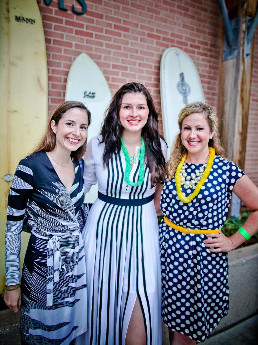Urban Green's Hula in Hermann Park May 2013 Jill Ballard, Brittany Ringel and Johnna Carlson