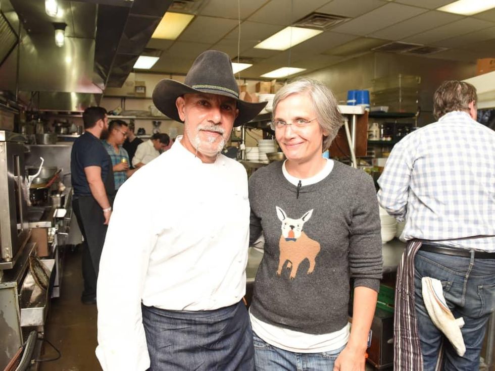 Urban Harvest dinner Ara Malekian and Monica Pope
