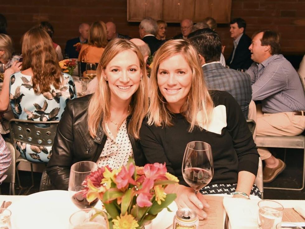 Urban Harvest dinner Maggie Vermillion, left, and Molly Neff