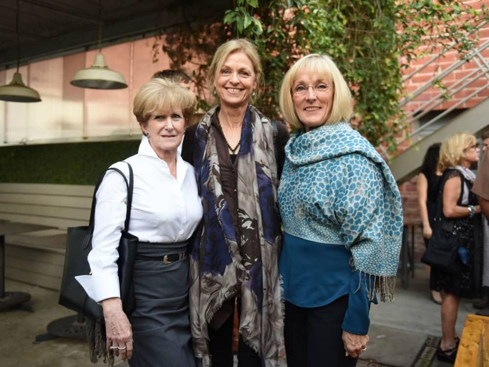 Urban Harvest dinner Olive Hughes, Beverly Robinson, Carolyn Davis