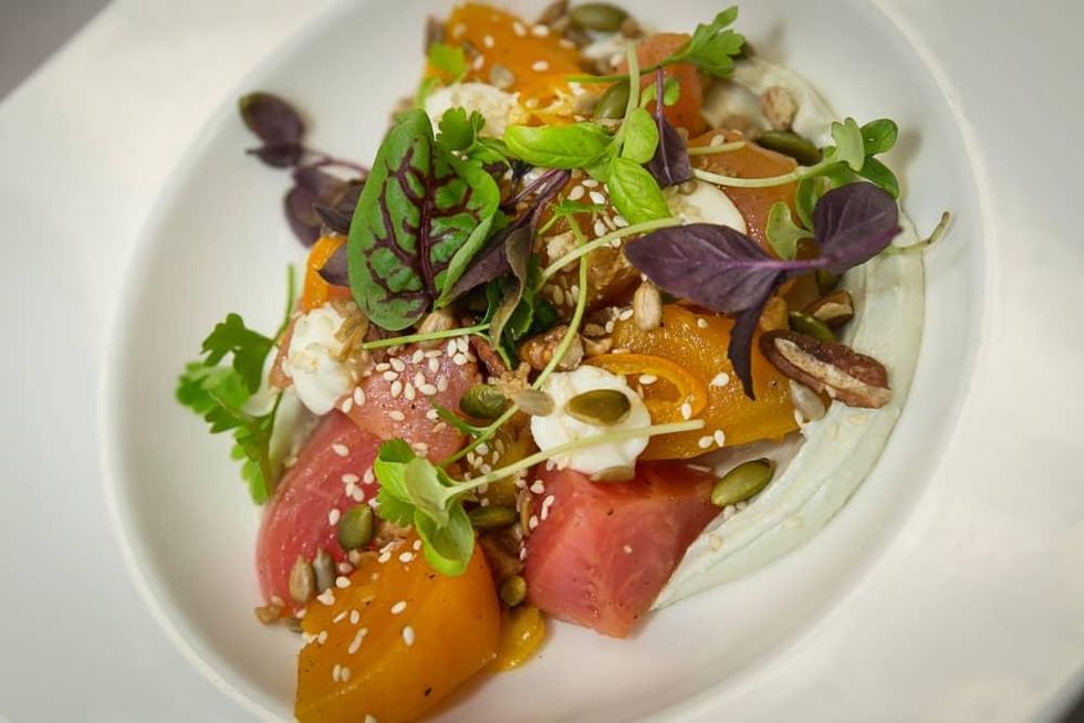 Urban Harvest Sunday Supper 2019 beets Drake Leonards