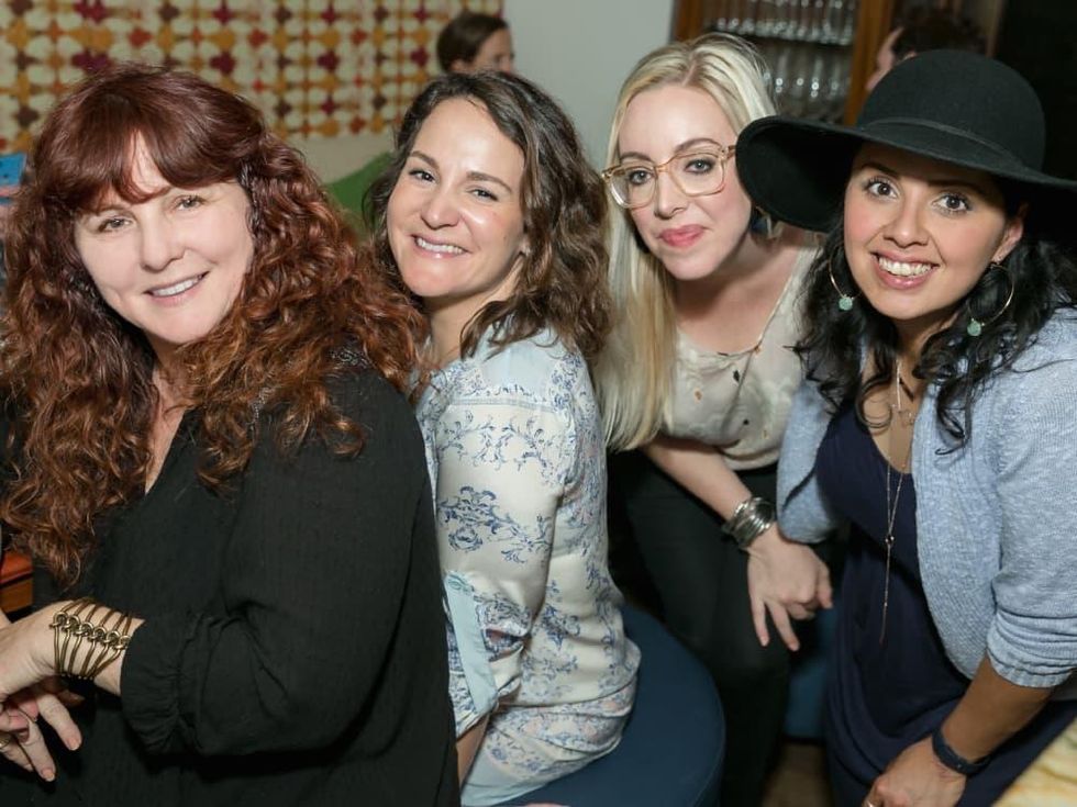 Urban Harvest Sunday Supper 2019 Elaine Dillard Catherine Manterola Chelsea Padon Linda Salinas
