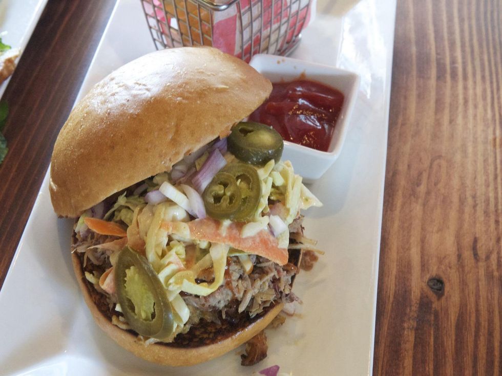 Urban Kitchen pulled pork sandwich