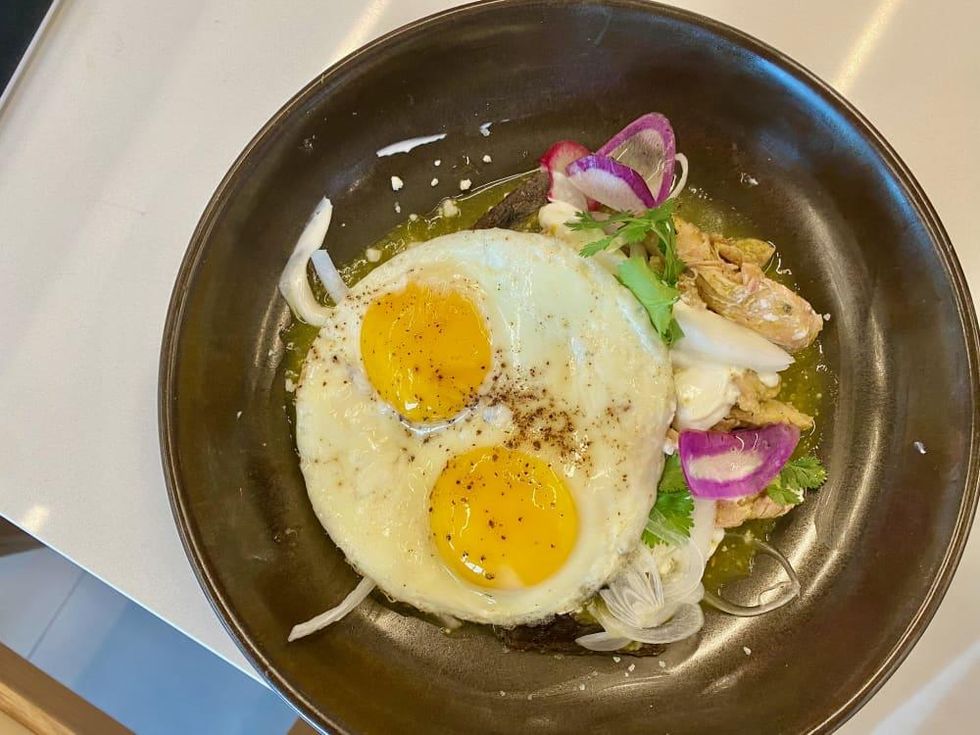 Urbe stuffed chilaquiles