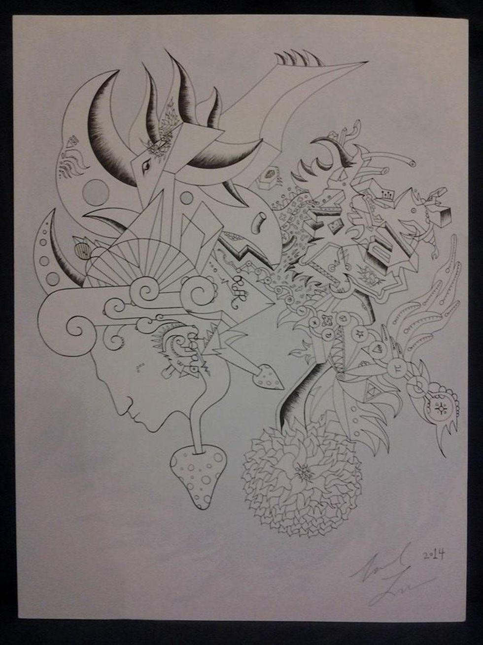 Uriel Landeros, Chaos & Disorder, from the Prison Series, 2014