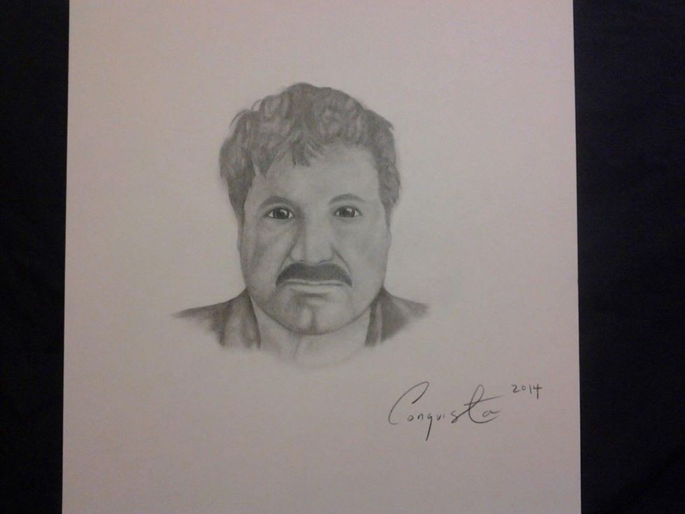 Uriel Landeros, Chapo Guzman, from the Prison Series, 2014