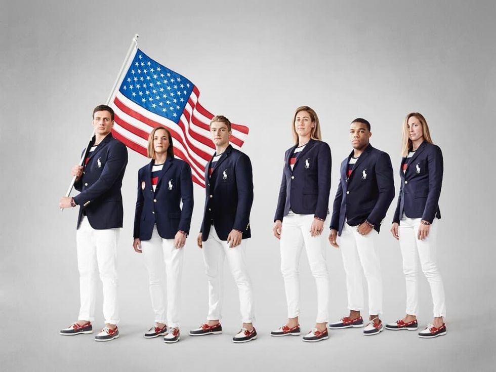 US athletes Olympics Opening Ceremony Ralph Lauren outfits