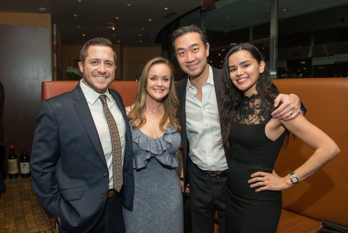 Michael and Lindsay Hensley with Dr. Patrick Hsu and Jahaira Lazo ...