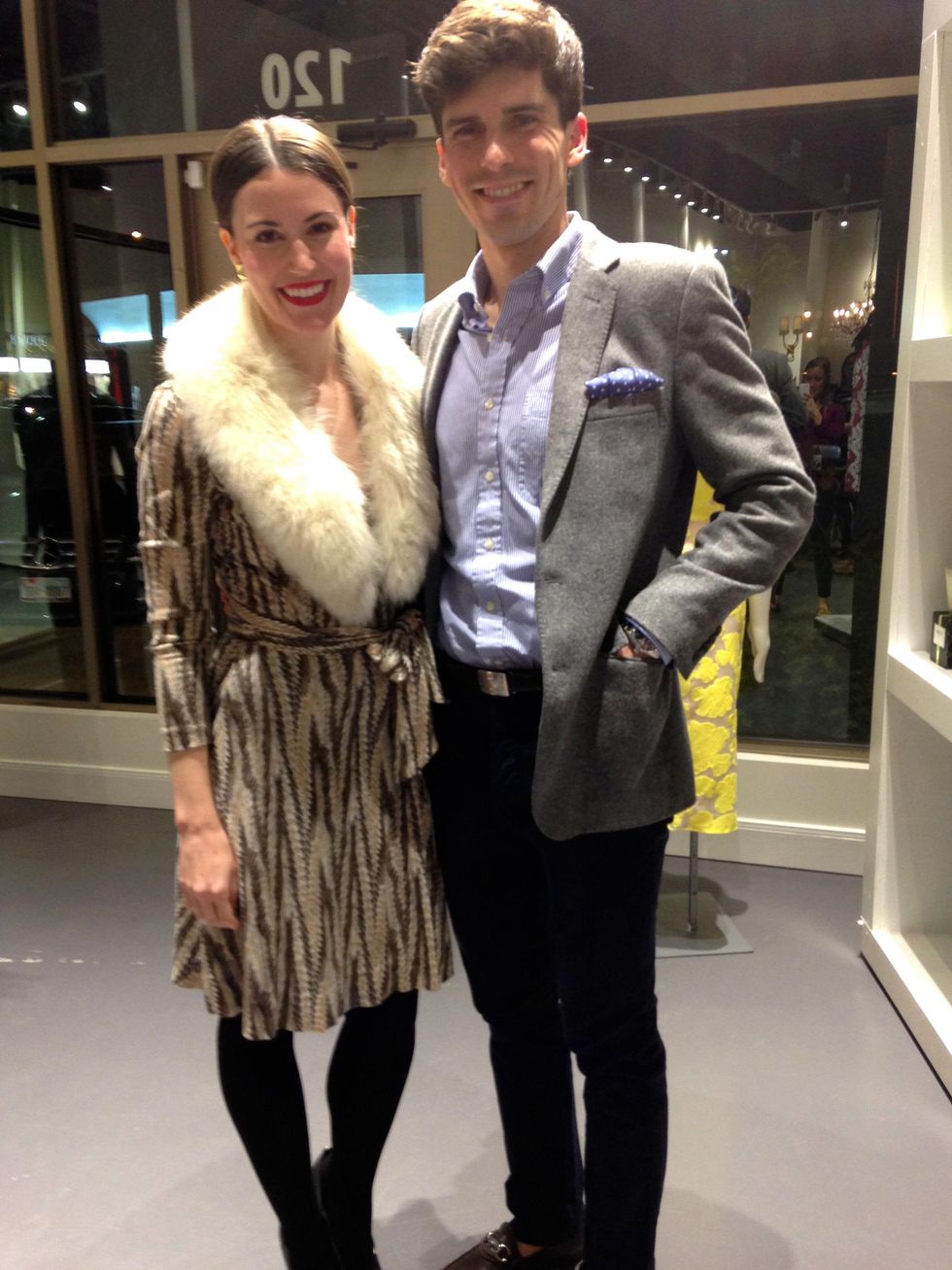 Valerie and Will Dittner at David Zyla at Atrium Ready to Wear January 2014