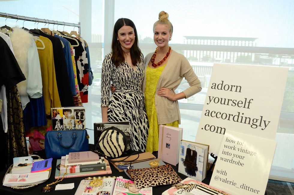Valerie Dittner, left, and Michaela Williams at WOW\u2019s Membership Drive June 2014