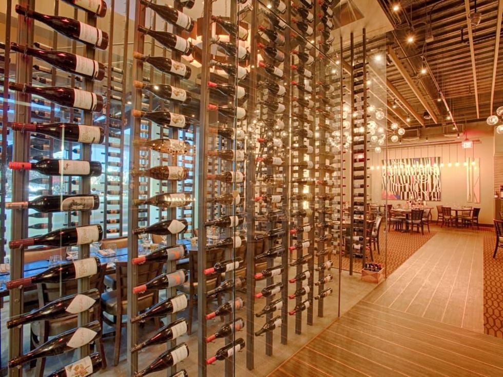 Vallone's wine tower