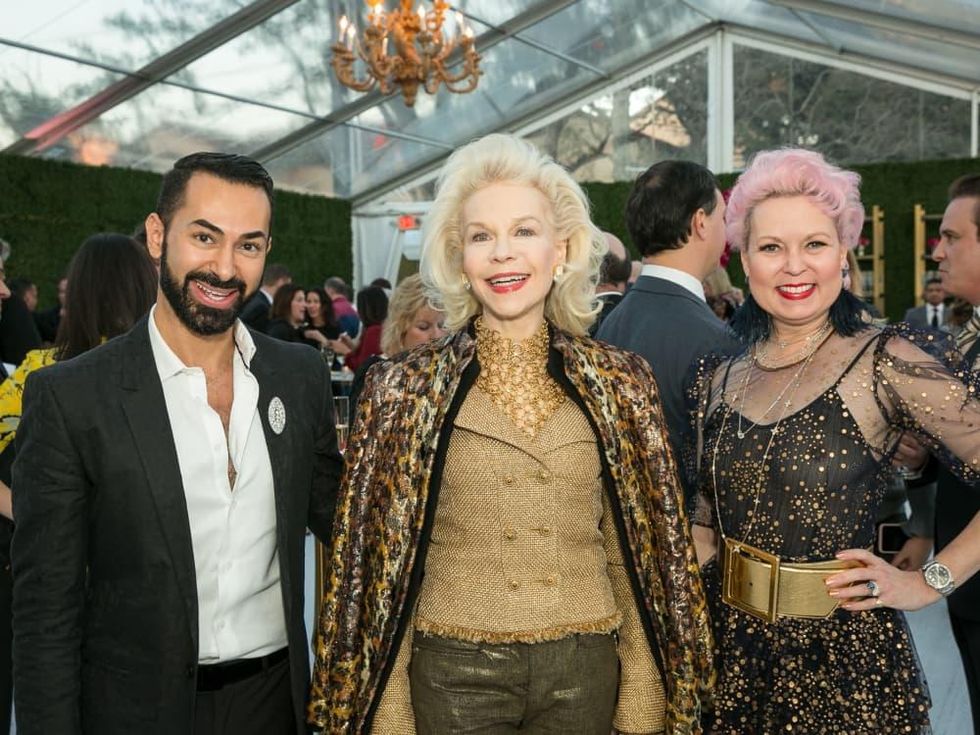 Valobra grand opening party Lynn Wyatt Vivian Wise