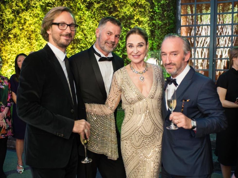 Van Cleef & Arpels party, April 2016, Nicolas Bos, Pierre de Saint-Albin, Becca Cason Thrash, Alexandre Bader
