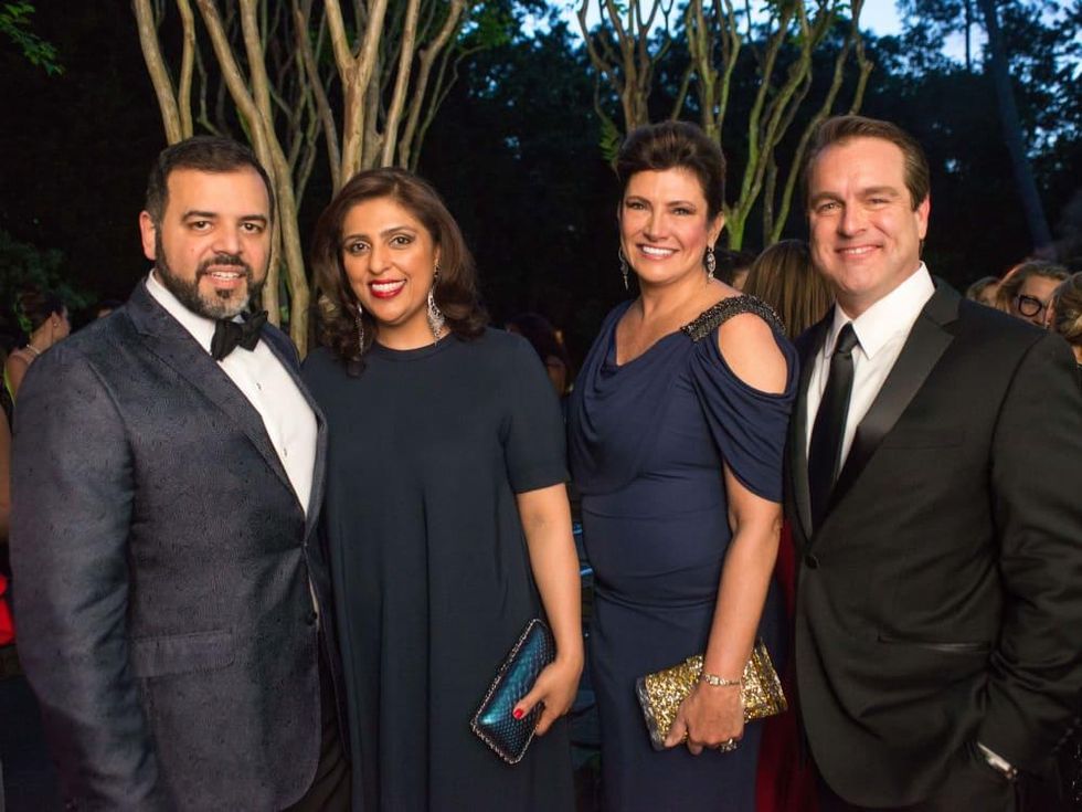 Van Cleef & Arpels party, April 2016, Pershant Mehta, Nidhika Mehta, Rosemary Johnson, Gerry Mulllins