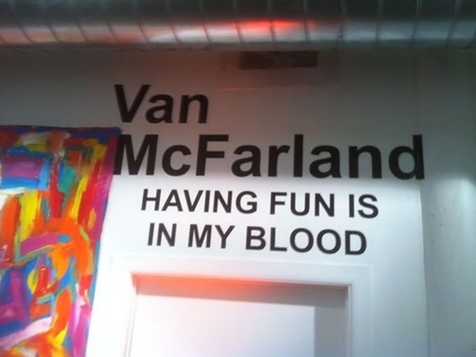 Van McFarland Houston artist Having Fun is is My Blood Twitter profile pic