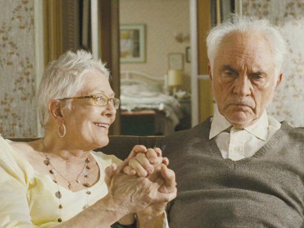 Vanessa Redgrave and Terence Stamp in Unfinished Song