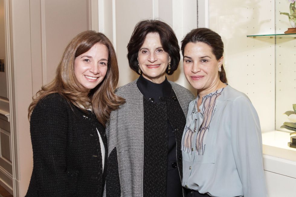 Vanessa Sanchez, from left, Tani Sanchez and Ana Lee Sanchez at the Breakthrough Houston luncheon February 2015