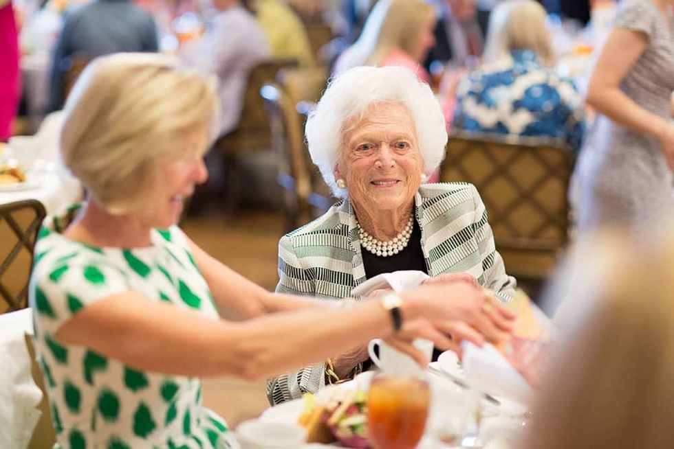 VEPS Luncheon, March 2016, Page Winstead, Barbara Bush,