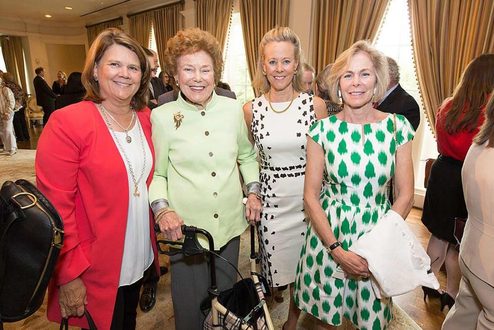 VEPS Luncheon, March 2016, Phoebe Muzzy, Helen Vietor, Jennifer Evans, Page Winstead