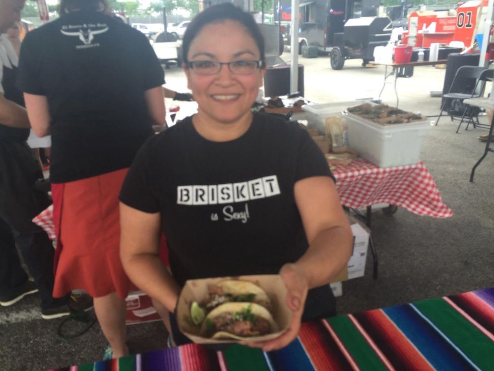 Veronica Avila Burro and Bull Houston Barbecue Festival