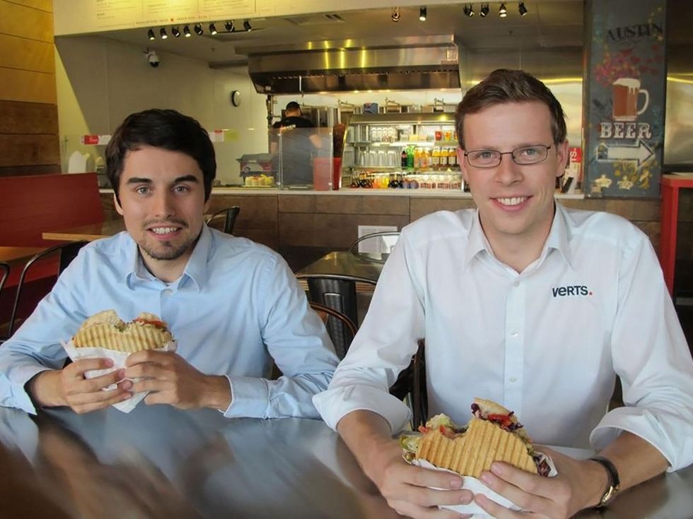 Verts coming to Houston December 2013 Dominik LAST NAME and Michael Heyne