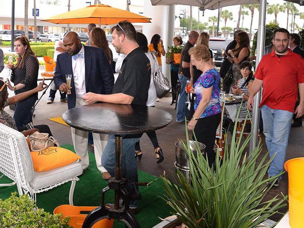 Veuve Clicquot Airstream champagne crowd venue