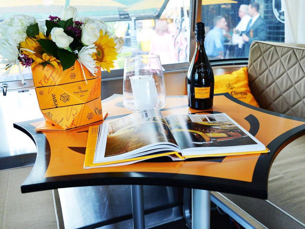 Veuve Clicquot Airstream champagne